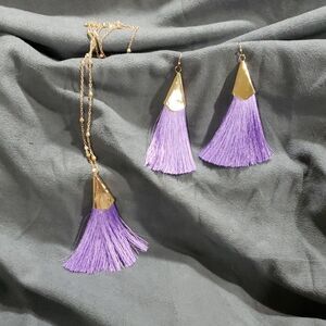 HOST PICK New lilac Tassel set